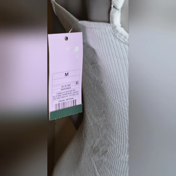 Wild Fable White Ribbed Bodysuit - Picture 10 of 12